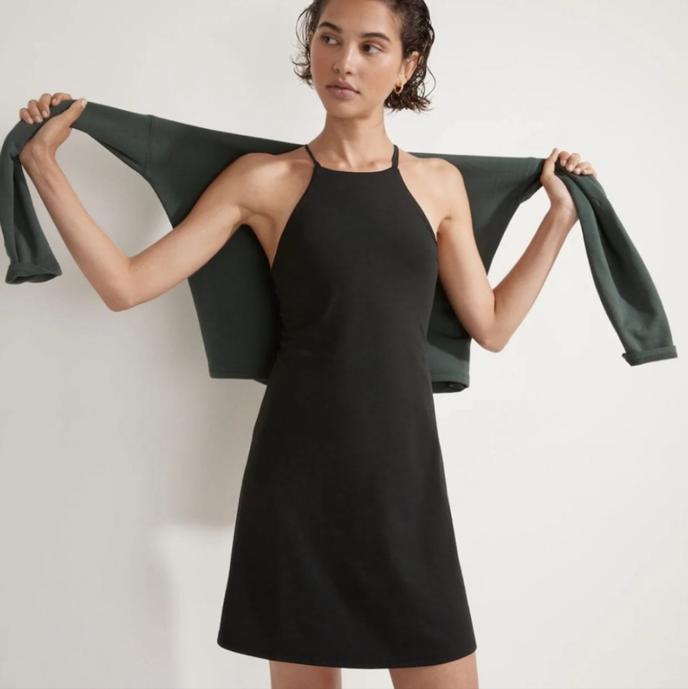 Madewell Flex Fitness Athletic Criss-cross Back Strappy Dress